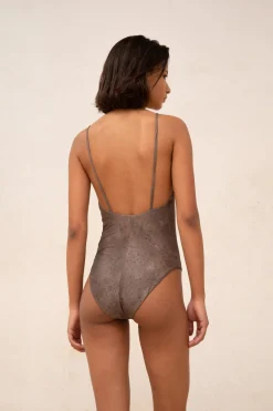 Salma, dejavu print swimsuit