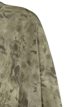 Salma, herba print silk dress