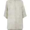 Salome, camisa de seda ceniza maltinto