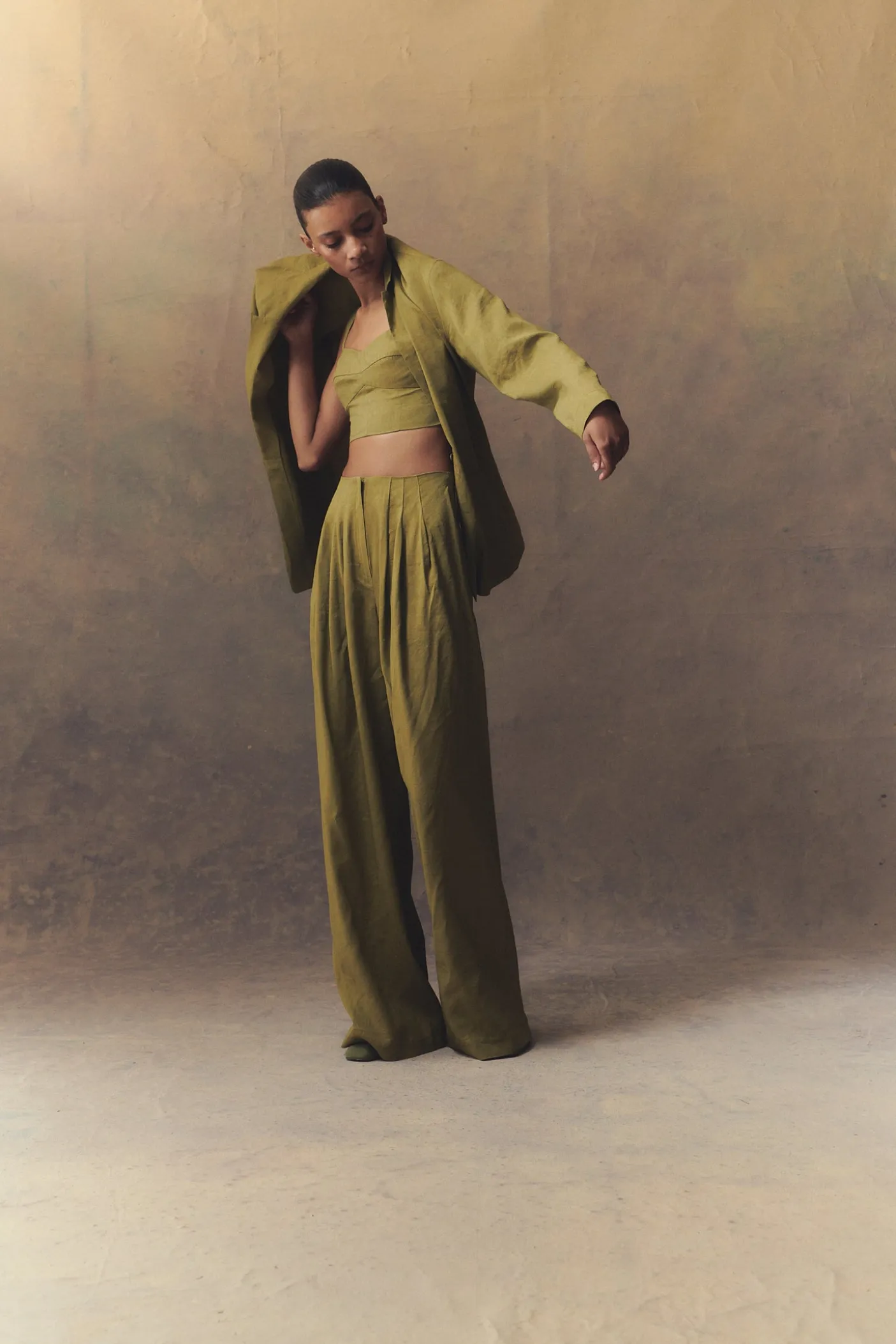 She, pantalón pistacho