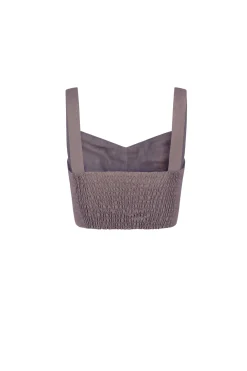 She, top bustier lavanda