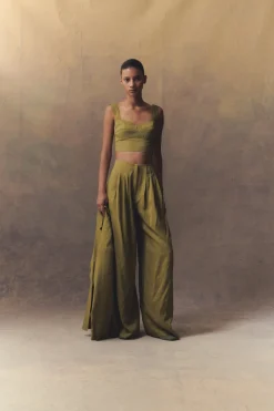 She, top bustier lavanda