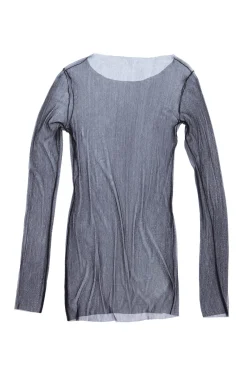 t de tul, top black