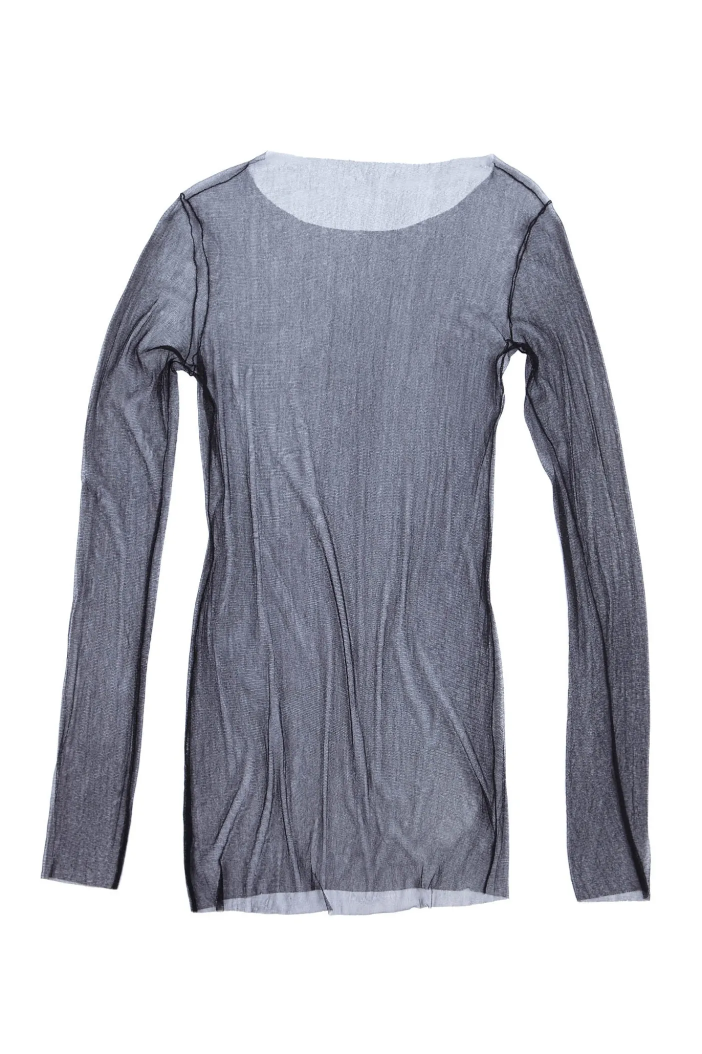 t de tul, top black