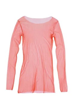 t de tul, top ruban rouge