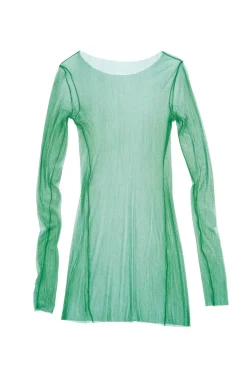 t de tul, top vert 679