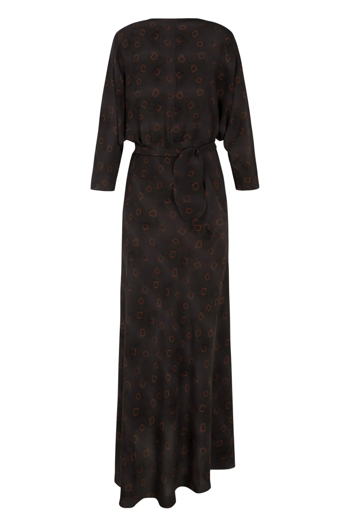 Tarantella, vestido en seda daria print