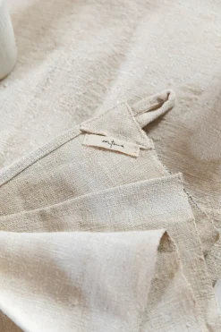Tea towel in antique linen