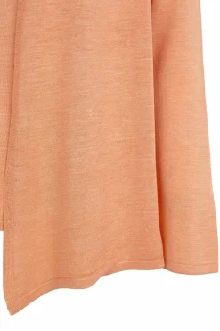Tussa, cardigan de punto de seda mandarina