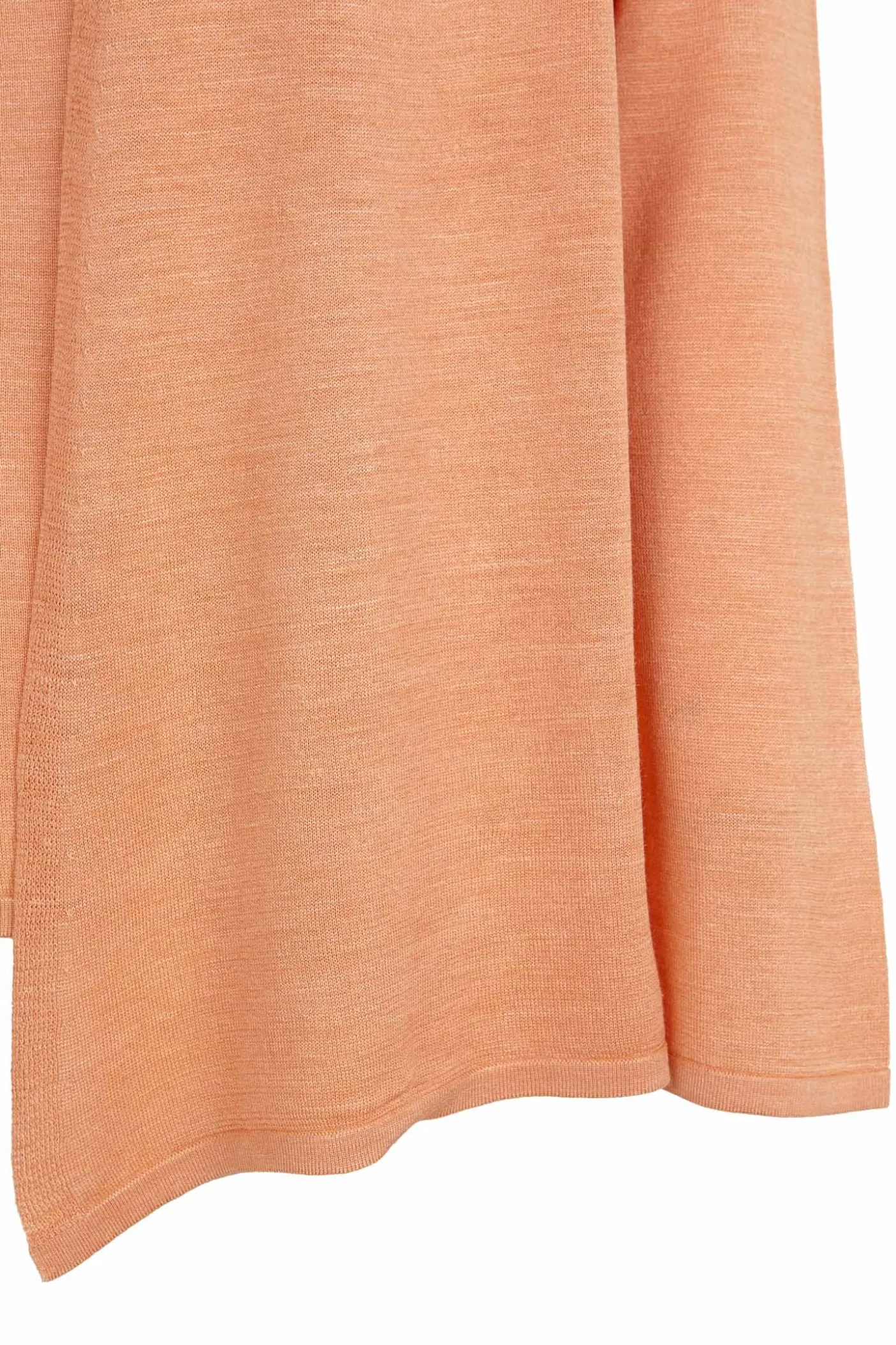 Tussa, cardigan de punto de seda mandarina