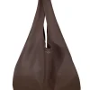 U S, bolso pequeño en cuero marrón