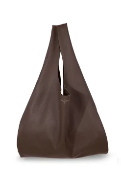 U S, bolso pequeño en cuero marrón