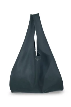 U S, bolso pequeño en cuero gris antracita
