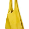 U XL, bolso de ante amarillo