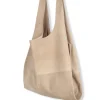 U XL, bolso de ante beige