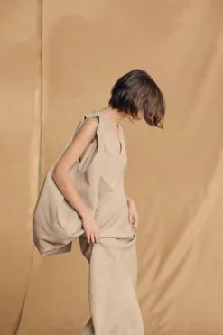 U XL, bolso de ante piedra