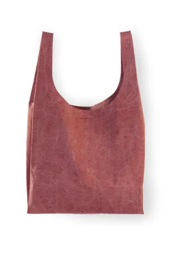 U XL, bolso en algodón lavado rojo