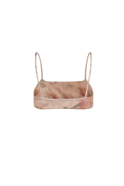 Umi, bandeau top rozu print