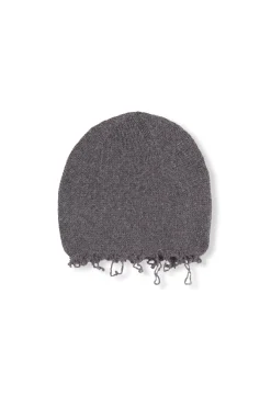 Winter, gorro de lana y cachemir gris melange