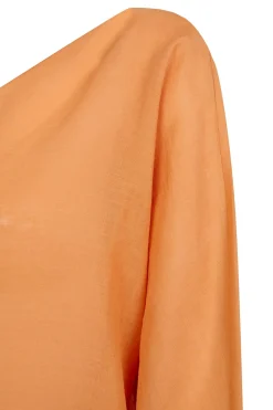 Yo, top de ramio mandarina