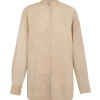 Yoko, fade beige poplin shirt