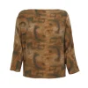 You, top de seda taiyo print